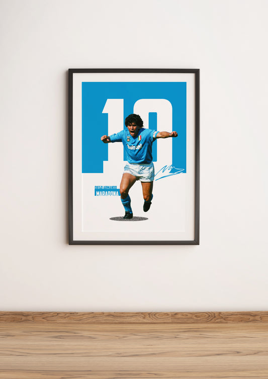 (Player) Diego Armando Maradona poster
