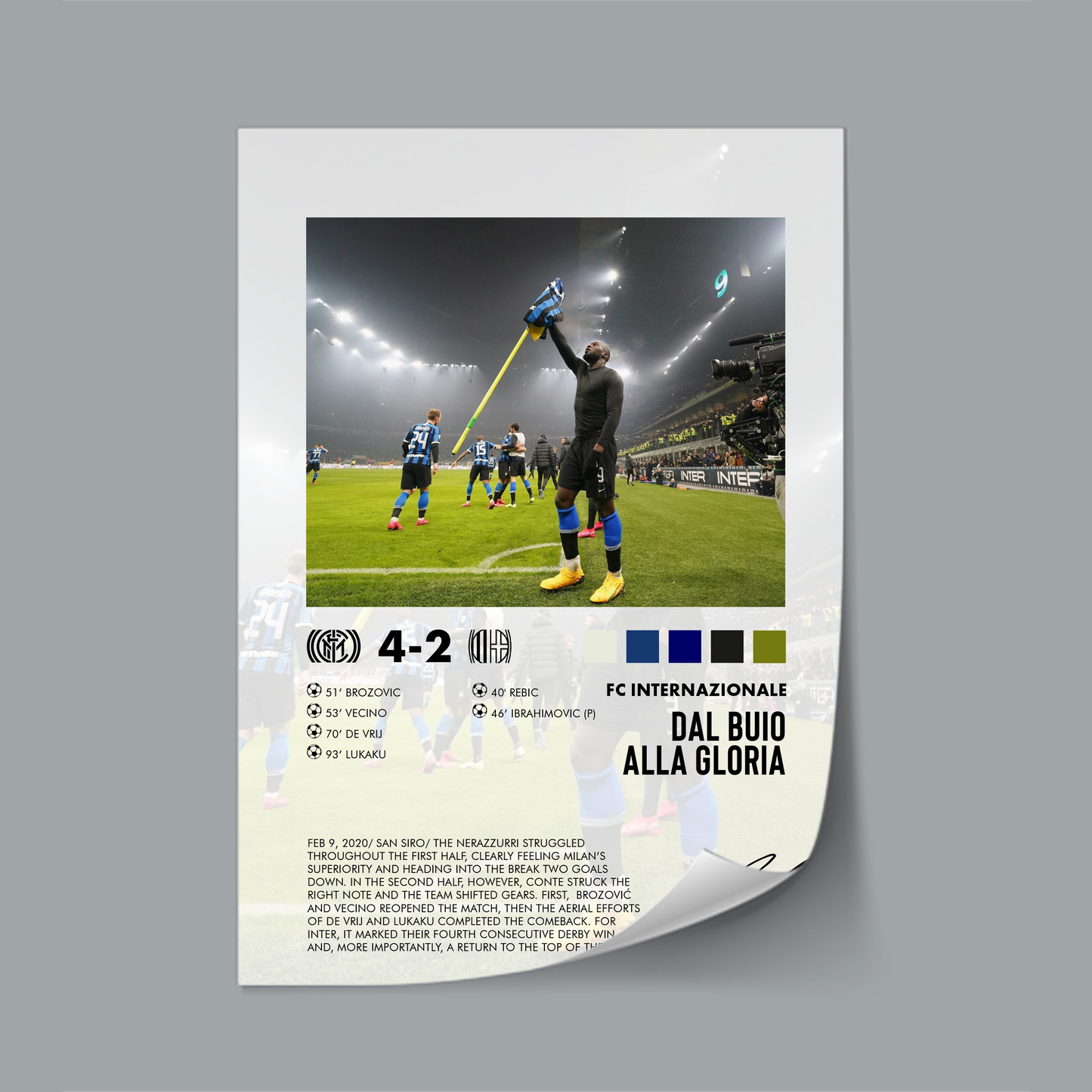 Inter-Milan 4-2 poster