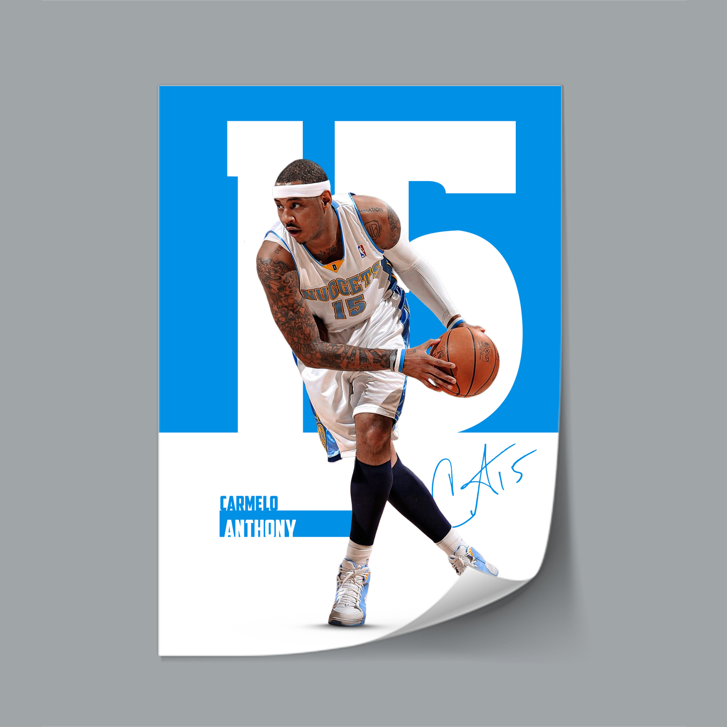 (NBA Player) Carmelo Anthony poster