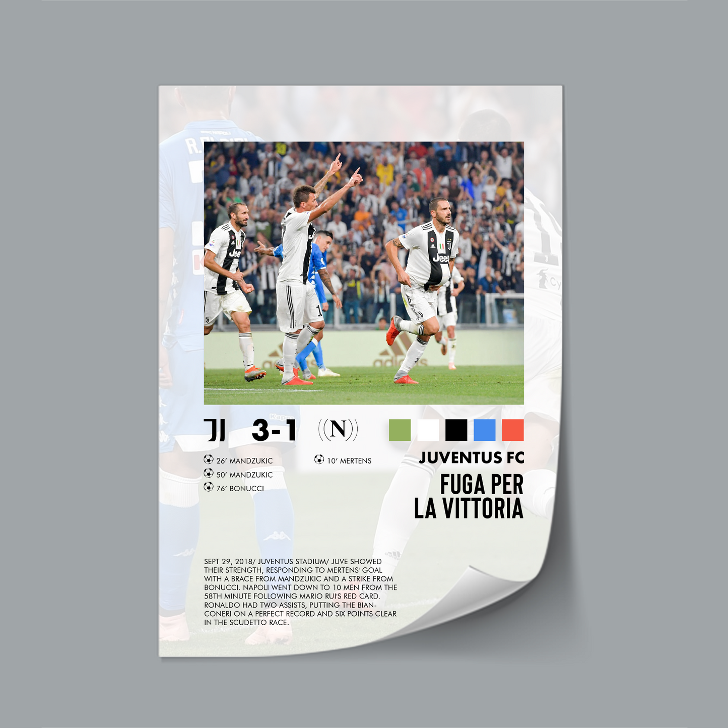 Juventus-Napoli 3-1 poster
