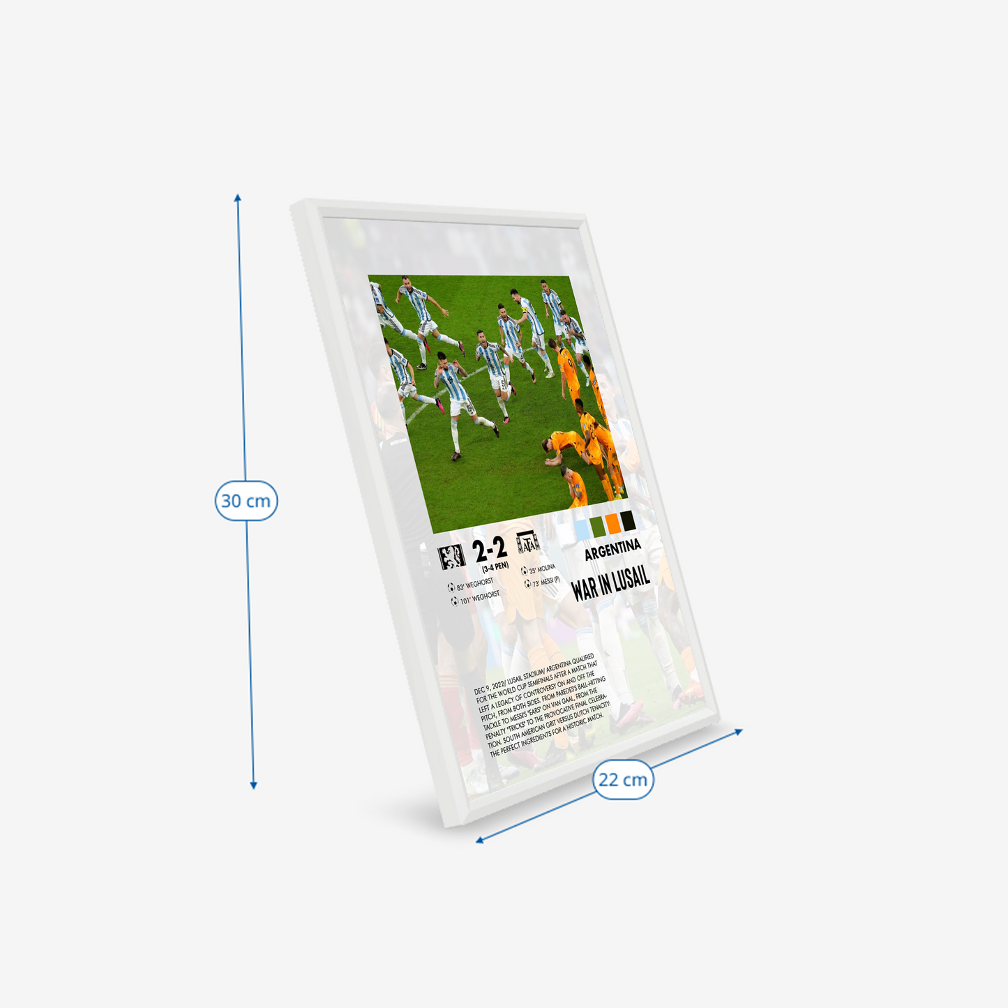 Netherlands-Argentina 2-2 poster